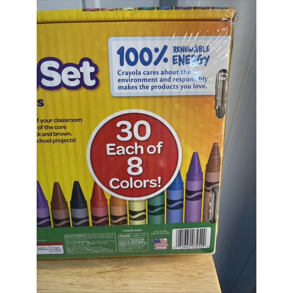 Crayola Classroom Set Crayons Teacher Supplies 240 Count Back To school